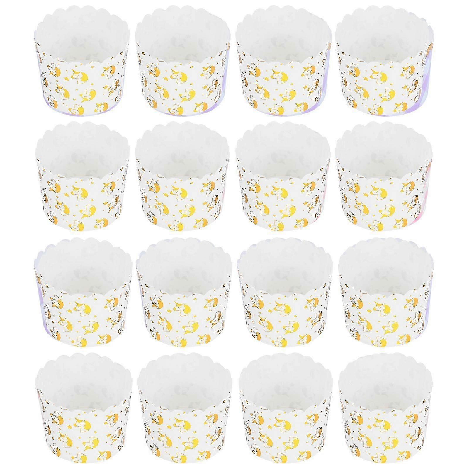 Disposable Paper Cupcake Cups 50Pcs for Baking