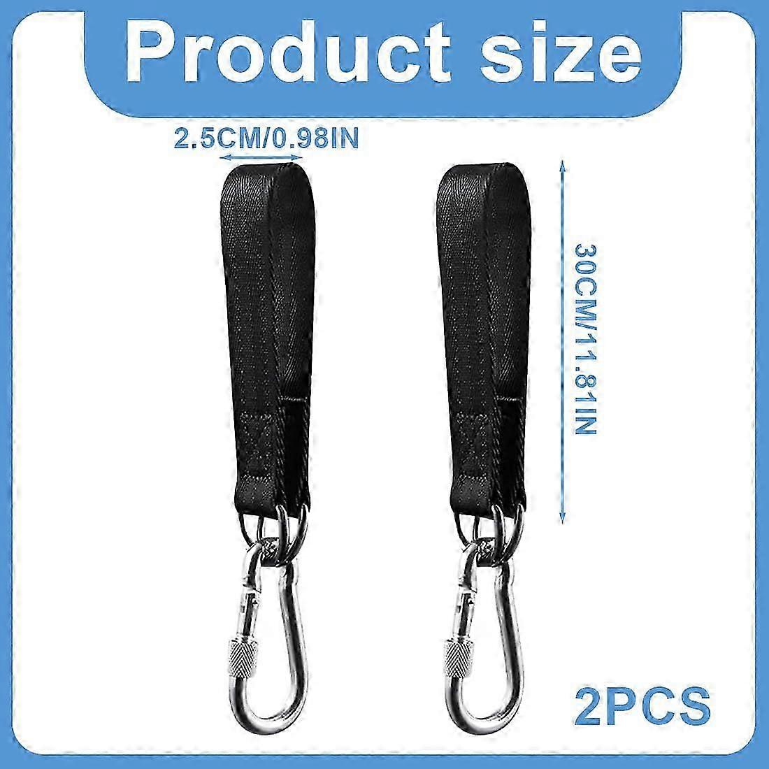 2 Pieces Black Swing Hanging Kit