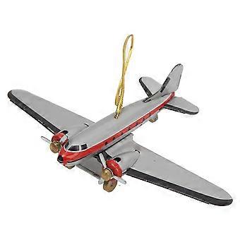 Metal Aircraft Model Vintage Metal Airplane Model Tinplate Retro Airplane Toy for Collection