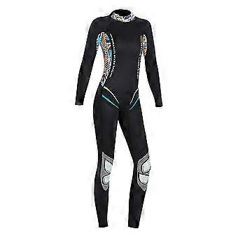 Womens Wetsuits Jumpsuit Back Zip For Diving Snorkeling Surfing Xl
