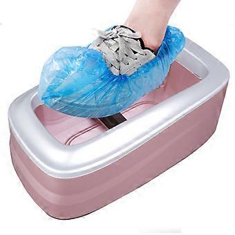 100 pz Monouso Copriscarpe Macchina Antipolvere Copriscarpe Copriscarpe Traspirante Pulsante Copriscarpe Macchina Copriscarpe per Home Office Hotel Shop (Blu