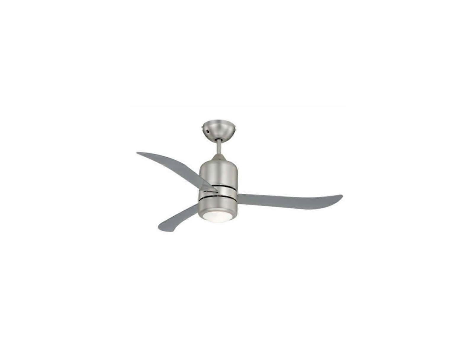 Ceiling Fan Loft Nickel / Clear with Remote Control