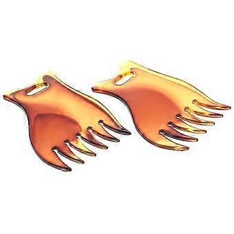 Oil Hair Comb Wide Teeth Hair Styling Comb for 2Pcs Salon Use