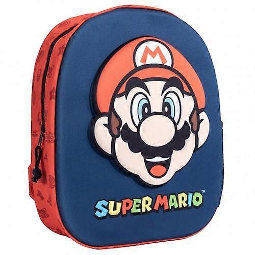 Super Mario Childrens/Kids 3D Backpack