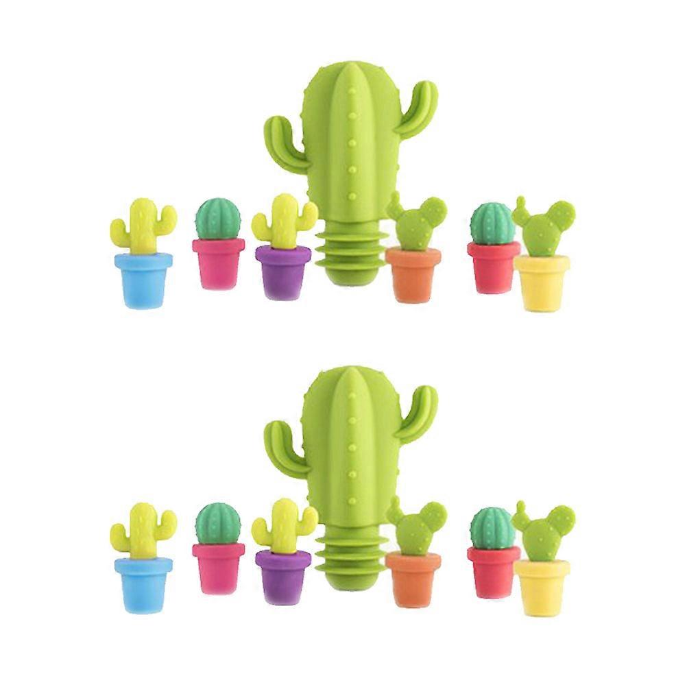 Silicone Cactus Shaped for Sealing 2Set