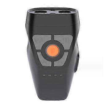 Dual Ultrasonic Repeller Pet Stop Barker With Mobile Power Supply Flashing Lighting Horn Function
