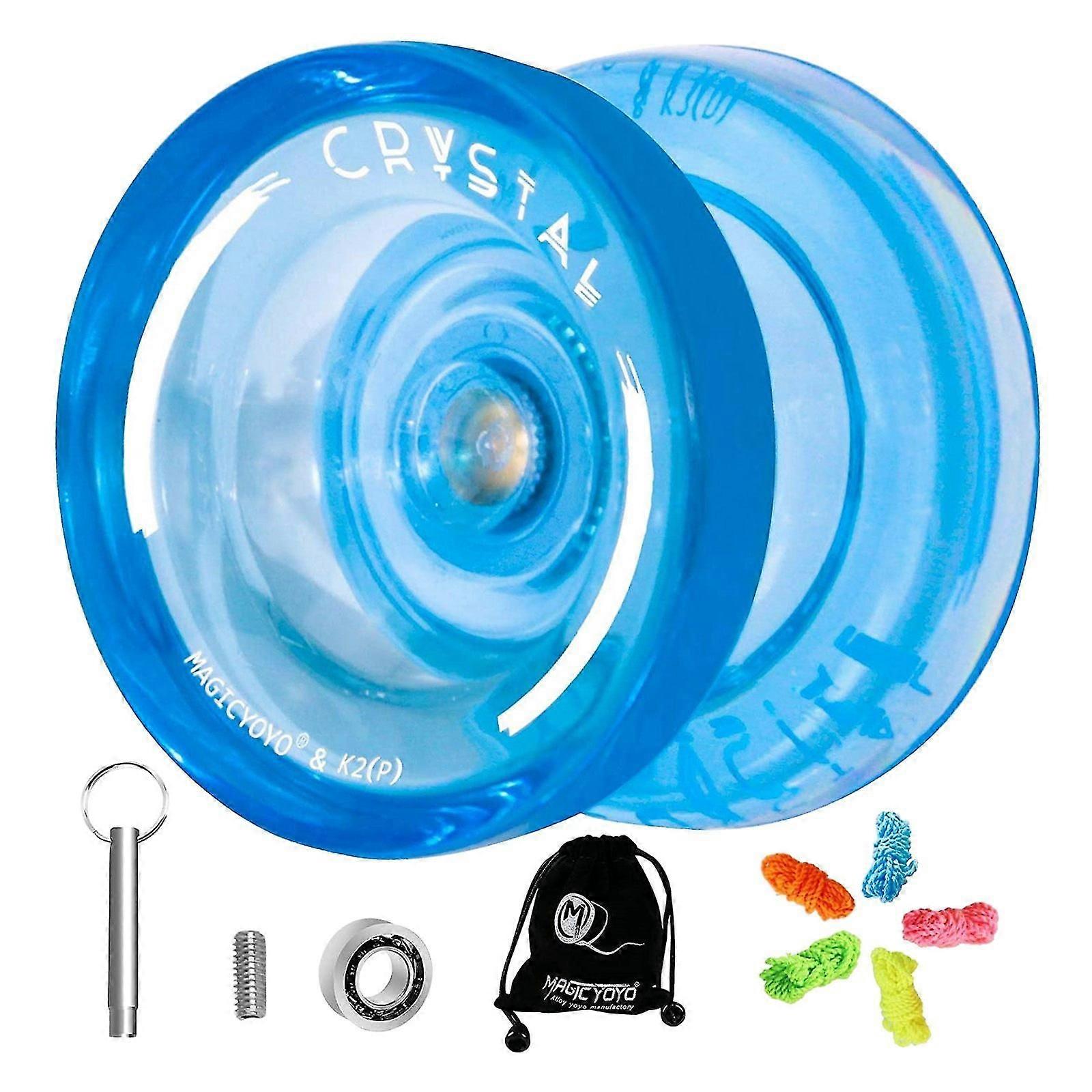 K2 Plus Crystal Responsive Yoyo,dual Purpose Yo-yo With Replacement Unresponsive For Intermediate