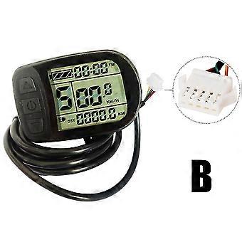E-cykel KT LCD5 Display Kontrolpanel Til 24/36 / 48V Elektrisk Cykel Motor Ny