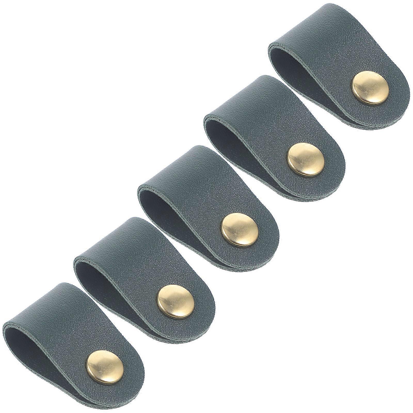 5pcs Cable Organizer Cable Winder Computer Cable Tie Strap Cord Fixing Strap