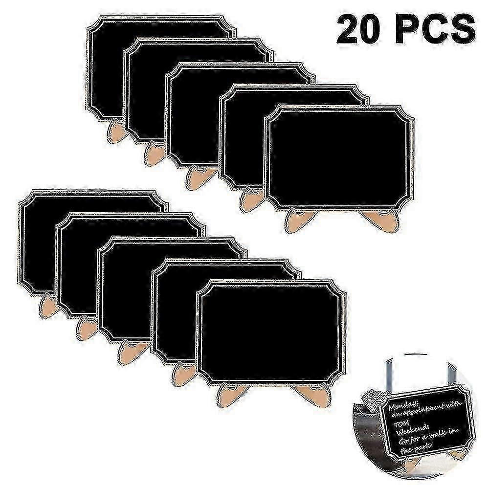 20 Pack Mini Chalkboards Semne cu lichid Creta Marker