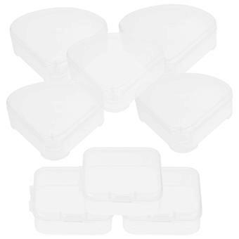 De Doos Duurzame Plastic Poederbladerdeeg van de make-upspons Gevallen voor 40Pcs-Opslag