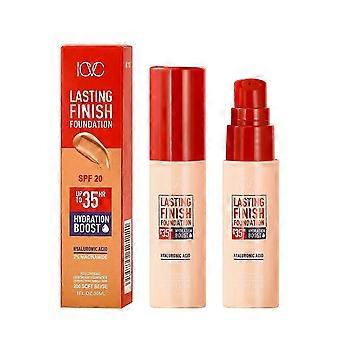 Lasting Finish 35Hr Foundation 200 Soft Beige, Full Coverage, Hydrating, SPF20, Hyaluronic Acid, Vitamin E, 2% Niacinamide, All Day Wear, Vegan, Cruel