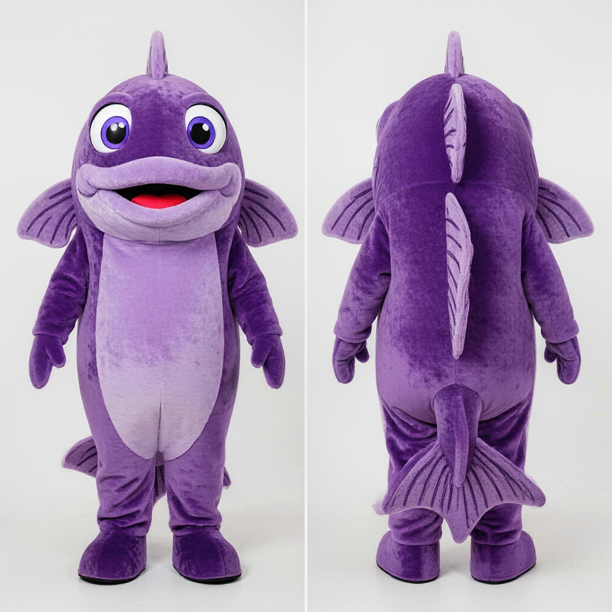 MASTICOT Purple Playful Cod Mascot