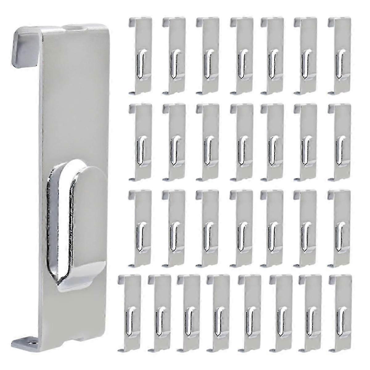 30pc Gridwall Hooks Hangers,Grid Panel Hooks Grid Wall Hook Grid Wall Accessories Wire Grid Hook Gr_JJ