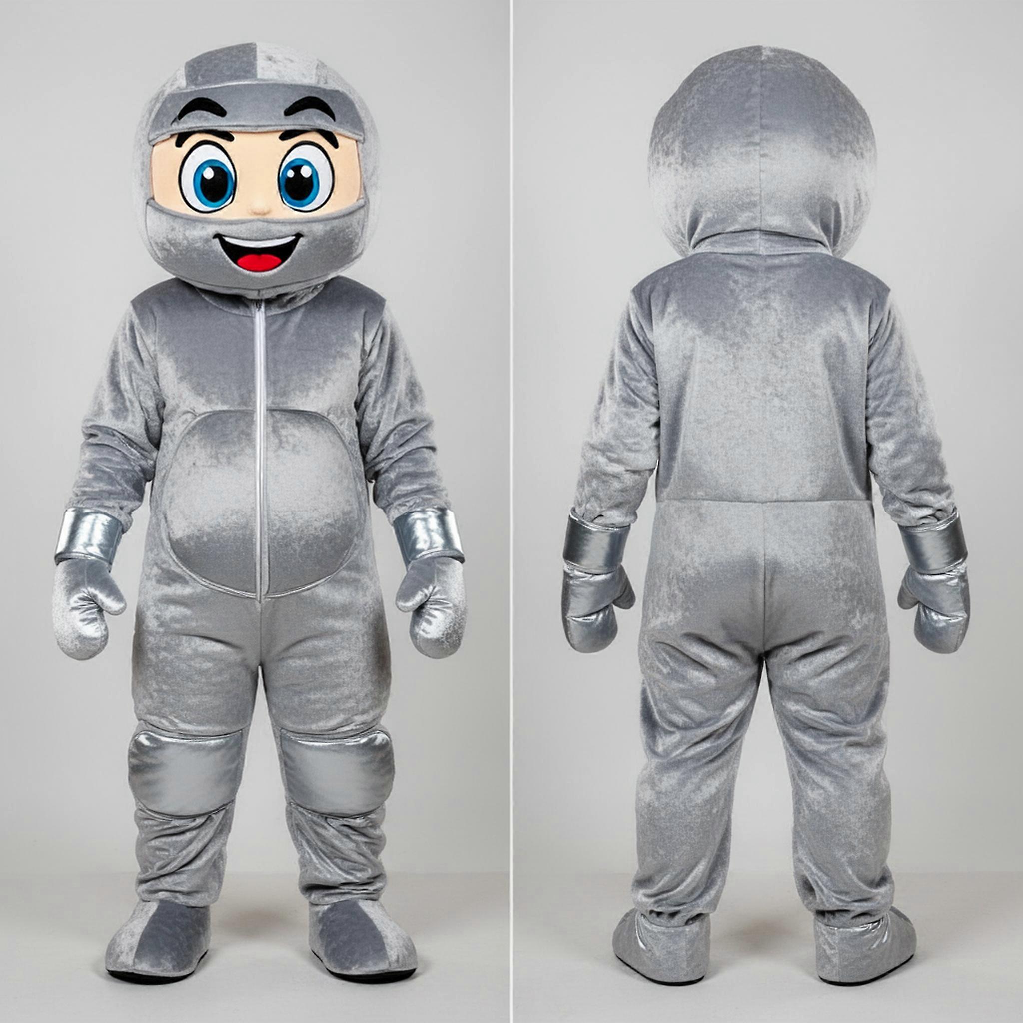 MASTICOT Silver Sleek Ninja Mascot