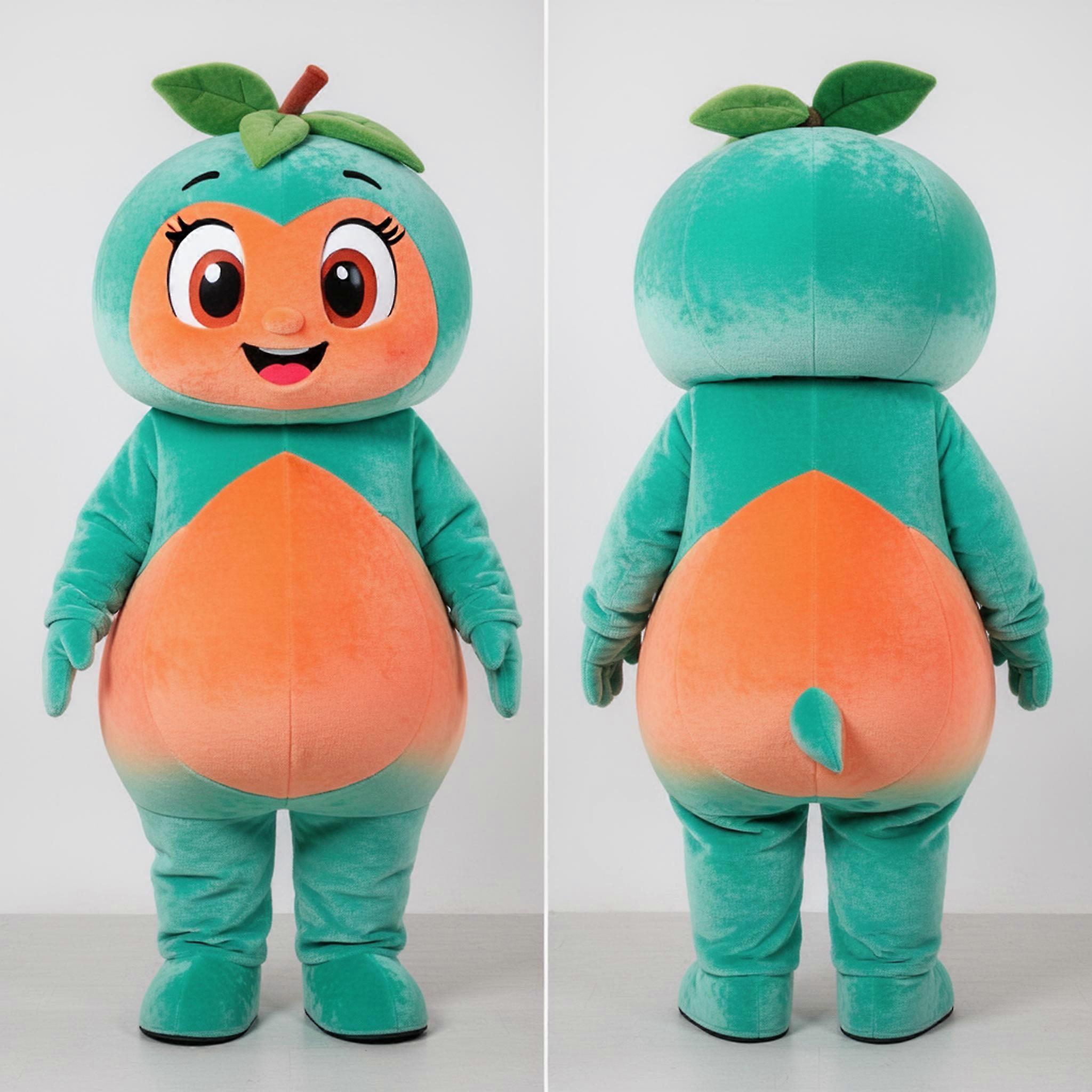 MASTICOT Teal Vibrant Apricot Mascot