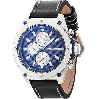 Police watches contact reloj para Hombre Analógico de Cuarzo con brazalete de Piel de vaca R1451255001