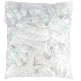 Multipurpose Elastic Clear Shower Caps For Salon Spa Travel