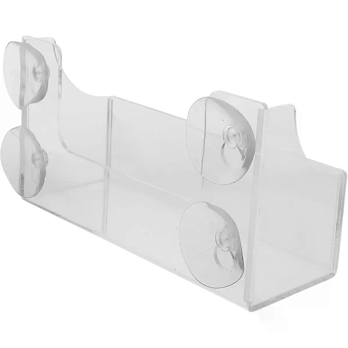 Can Rack Side Suction Cup Acrylic for Refrigerator Kitchen Storage
