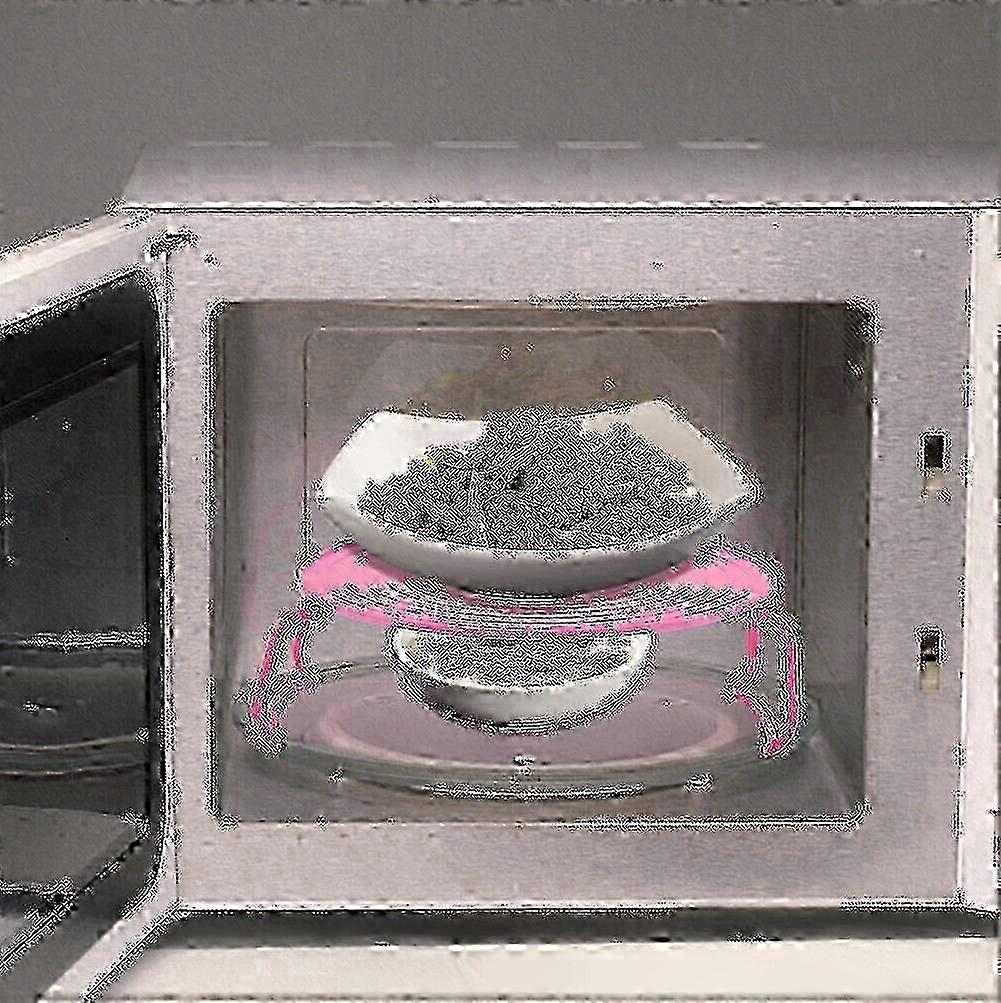 Multi-functional Microwave Oven with Layered Steaming Rack compatible with Heating and Cooking