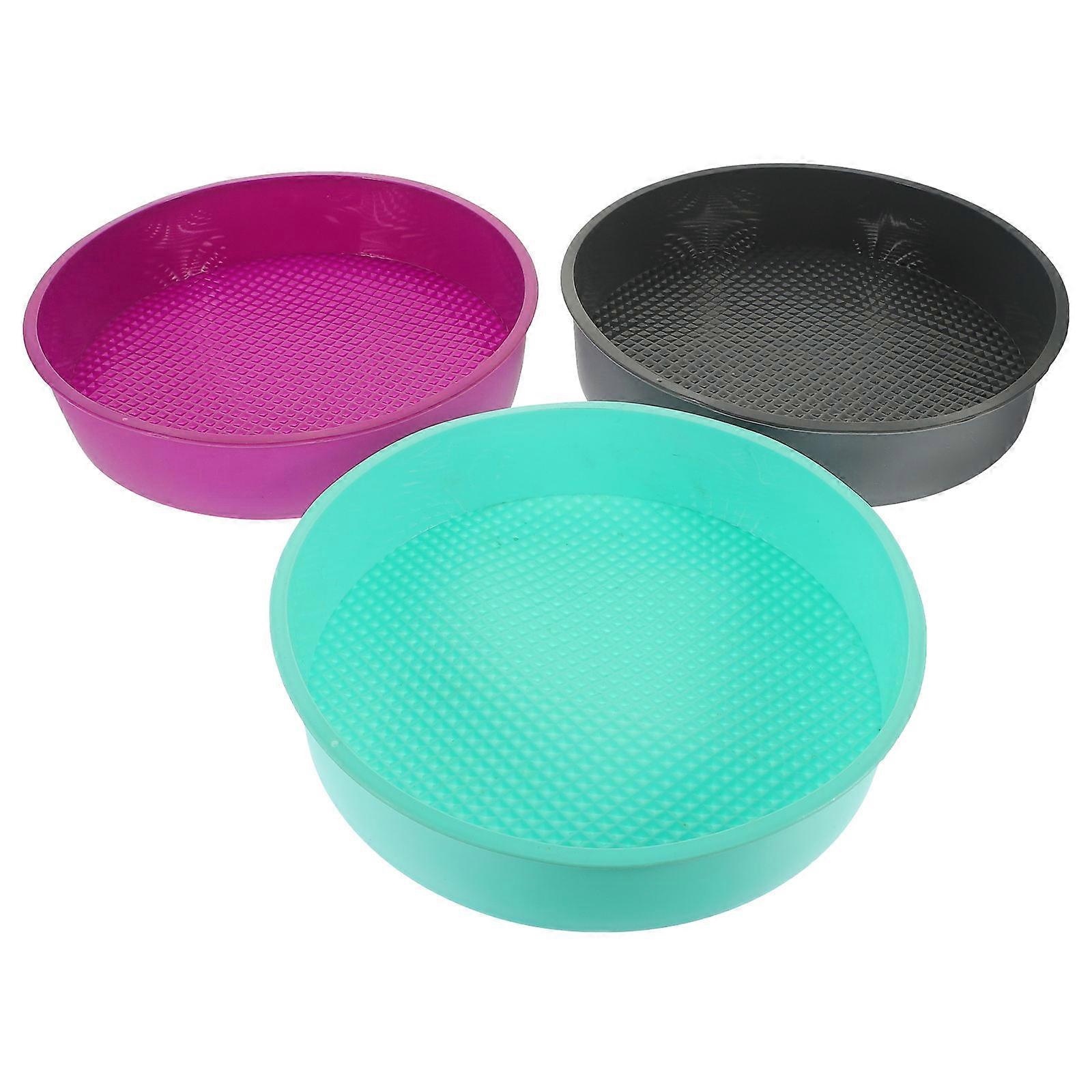 Baking Sheet 2Pcs Silicone Round Cake Mold for Baking Use