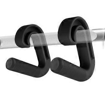 2 Stuks Double D Fitnessgrepen voor Optrekstangen en Weerstandsbanden.