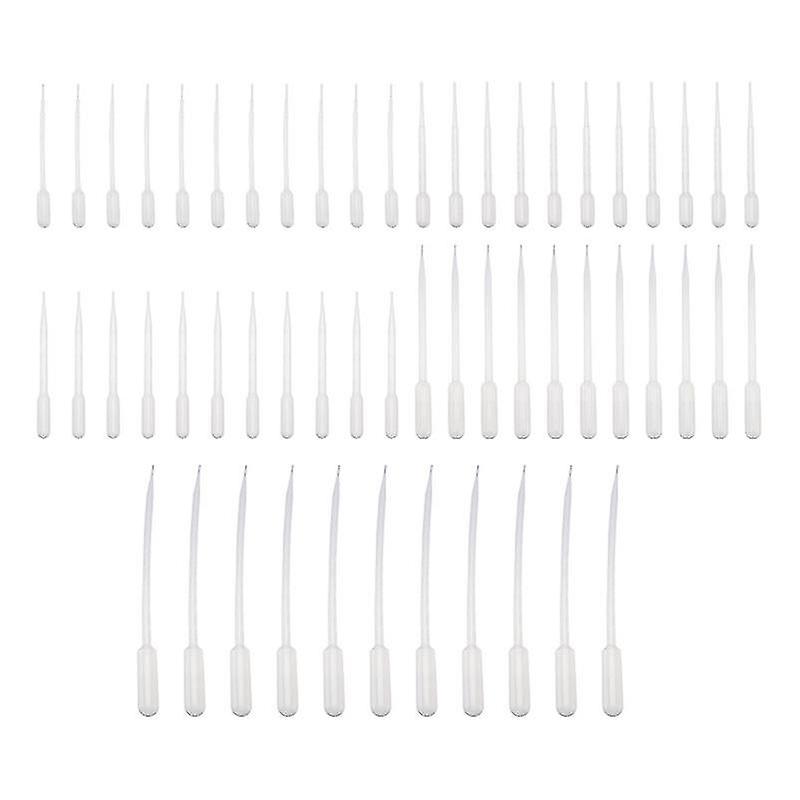 删除29.5X1.5 سم ماصات بيضاء 50 قطعة غسول عطر عملي ماصة إبداعية مستحضرات التجميل السائل قطارة Wh