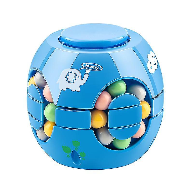 Rubik's Cube Toy Finger Gyro Intellectual Development Decompression Toy Blue Starlight
