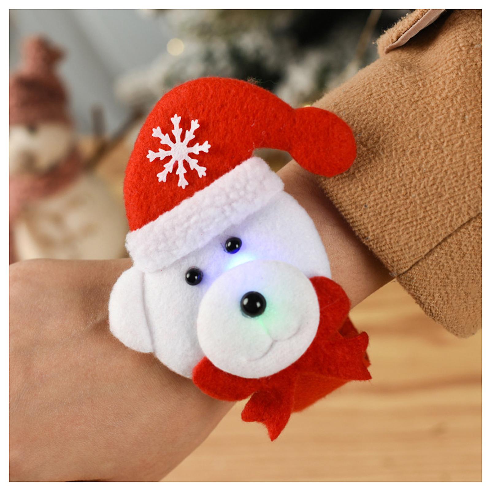 Christmas Led Slapping Bracelet High Quality Durable Material