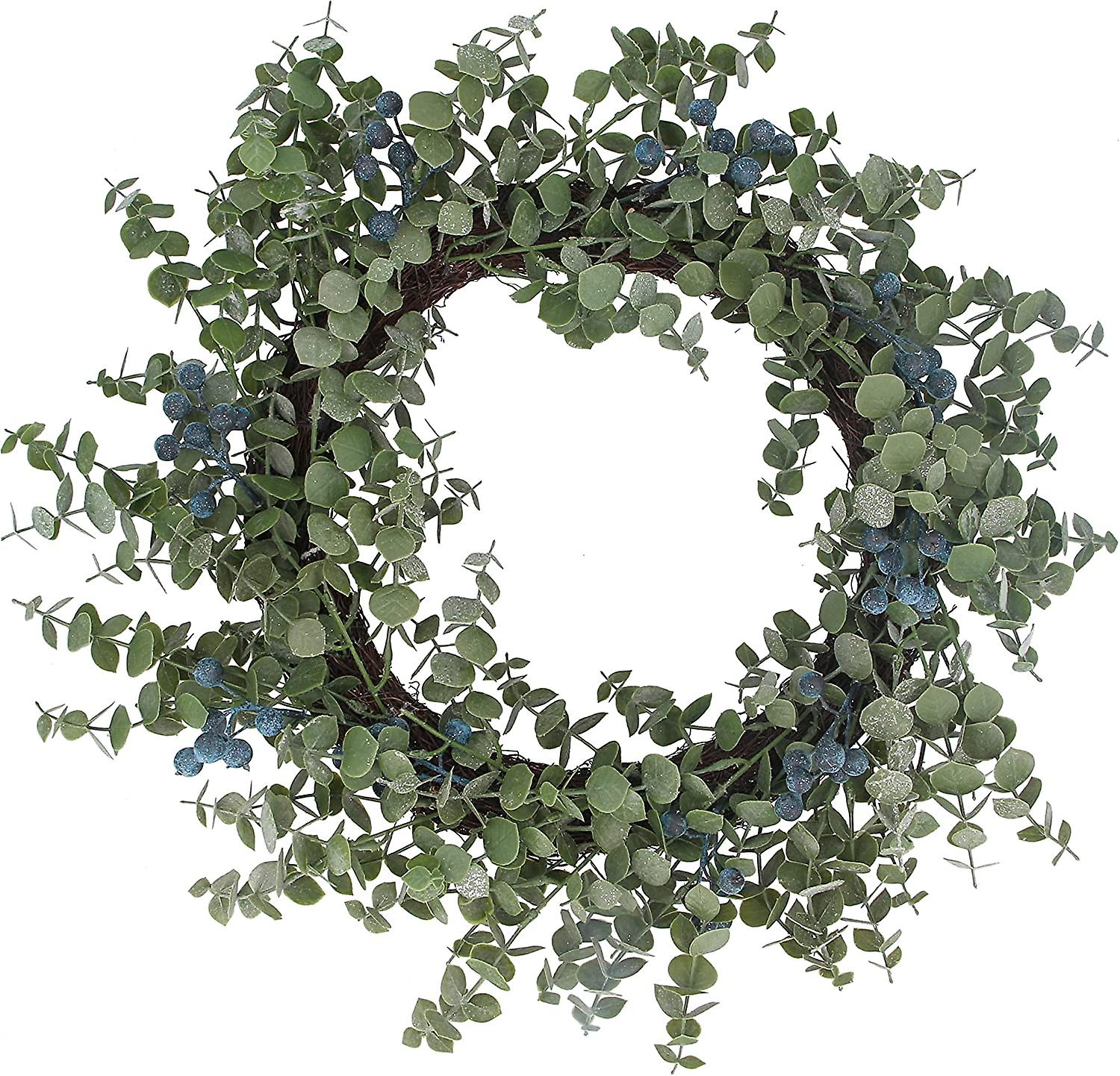 Gisela Graham Eucalyptus & Blueberry Christmas Wreath