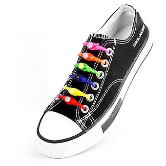 No Tie Elastic Shoelaces Stretch Tieless With  Shoe LacesOne Size Fits All for Kids & Adults Shoes