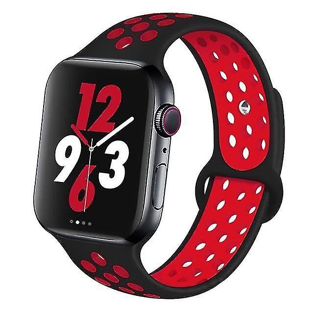 L 42mm Silicone Wristb Suitable For Apple Watch Breathable Bracelet (set 14)
