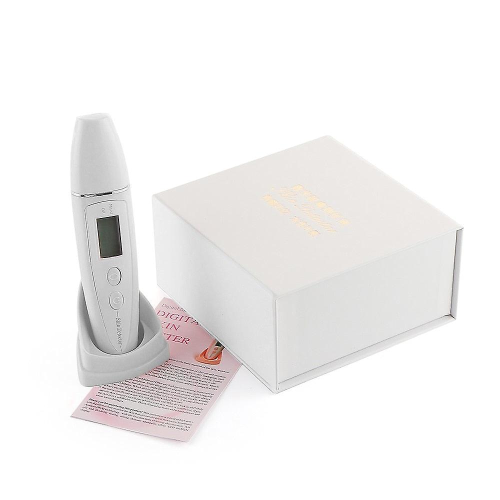 Digital Skin Tester Moisture Oil Test Meter Face Detector Facial Skin Moisture Oil Content Skin Analyzer For Forehead Cheek