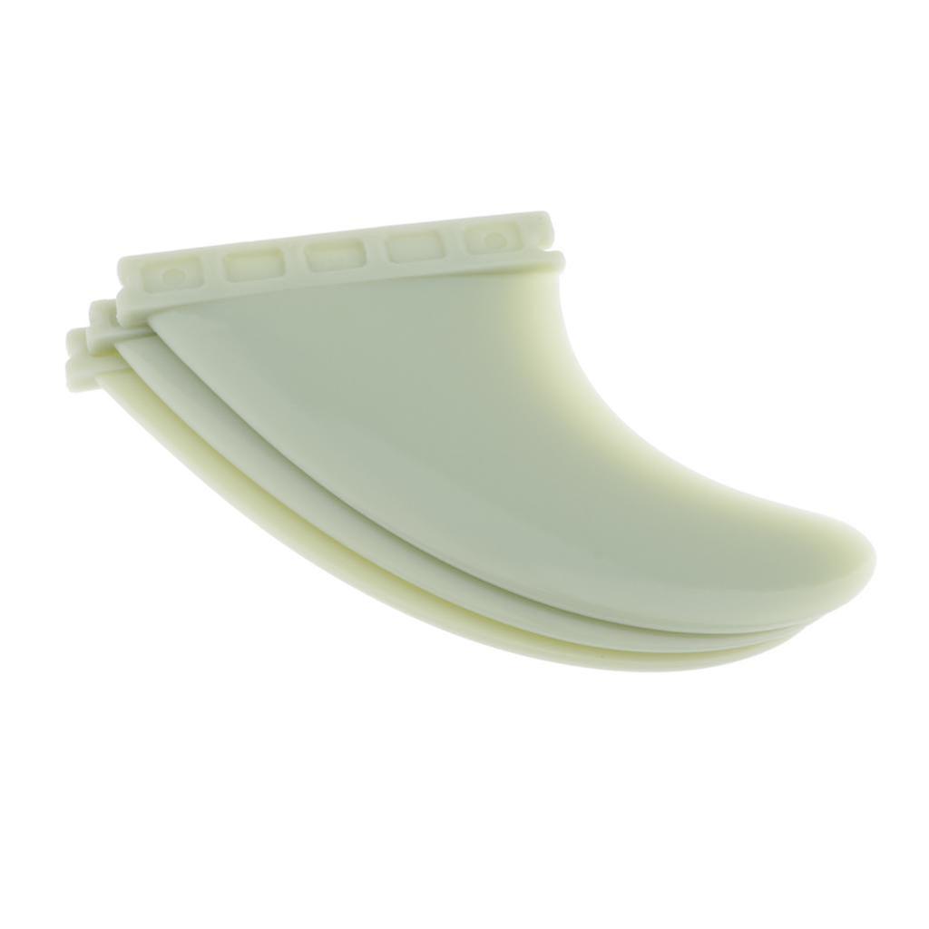 3pcs longboard planche de surf surfeur pour base jaune clair