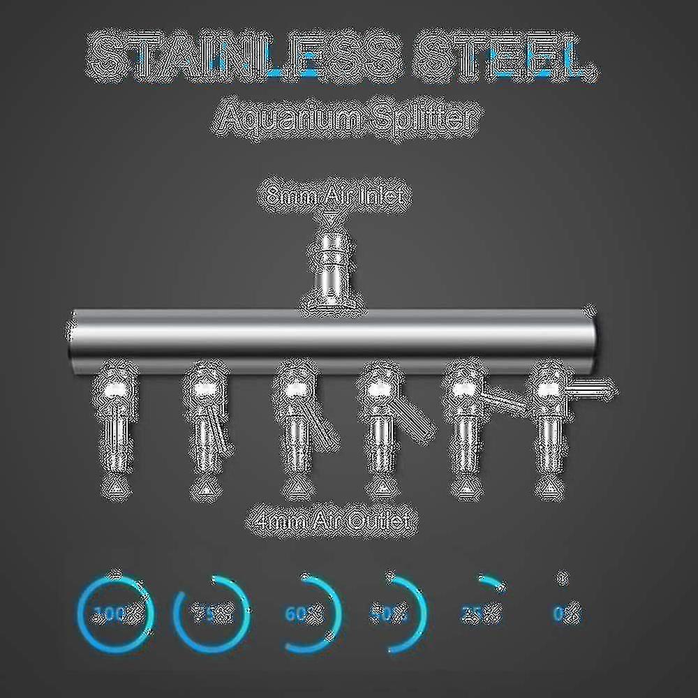 Aquarium Air Flow Splitter Fish Tank Air Control Valve Oxygen Distributor Fish Tank Air Pump Access
