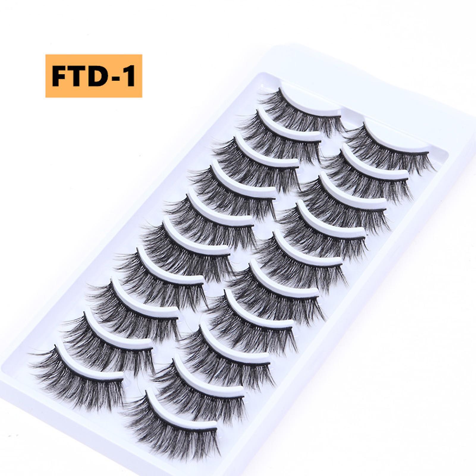 10 Pairs Of Reusable False Eyelashes Com