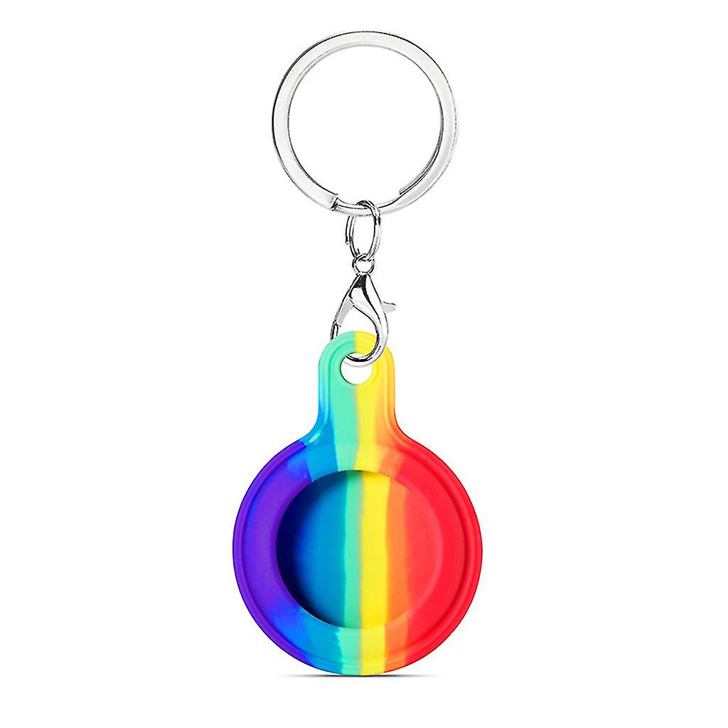Compatible With Airtags Rtainbow Anti-scratch Protectivetracker Anti-lost Full Protector