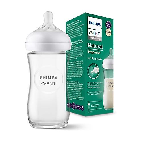 Natural response glass bottle 240 ml 1 unit