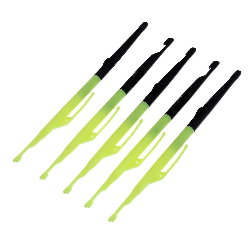 5Pcs Hook Remover Double-End Disgorger Fishing Hook Extractor Knot Picker