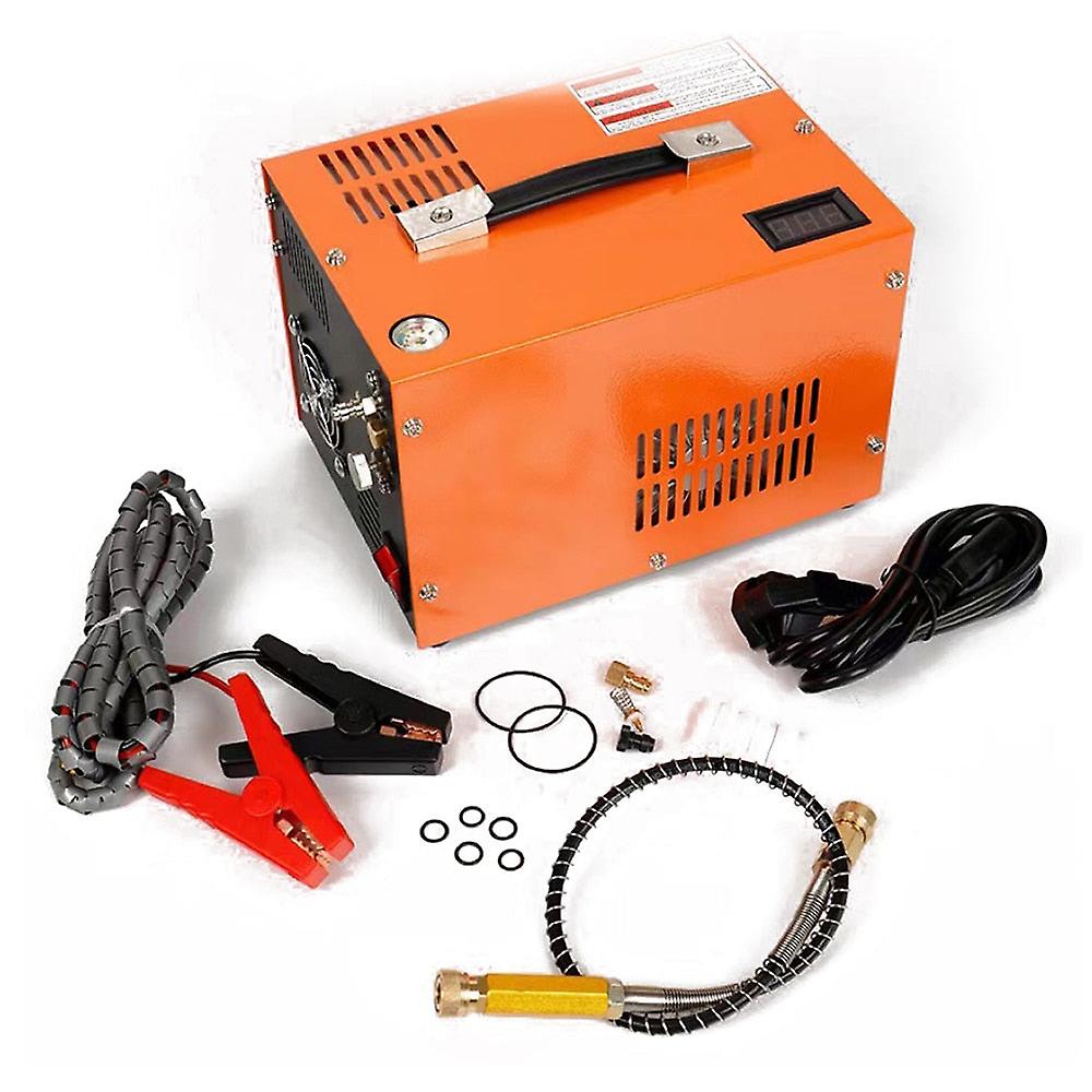 4500Psi Air Compressor 300bar Led Display Electric High Pressure Pump For Motorcycle Bicycle Car Tyre Inflator Diving Inflator