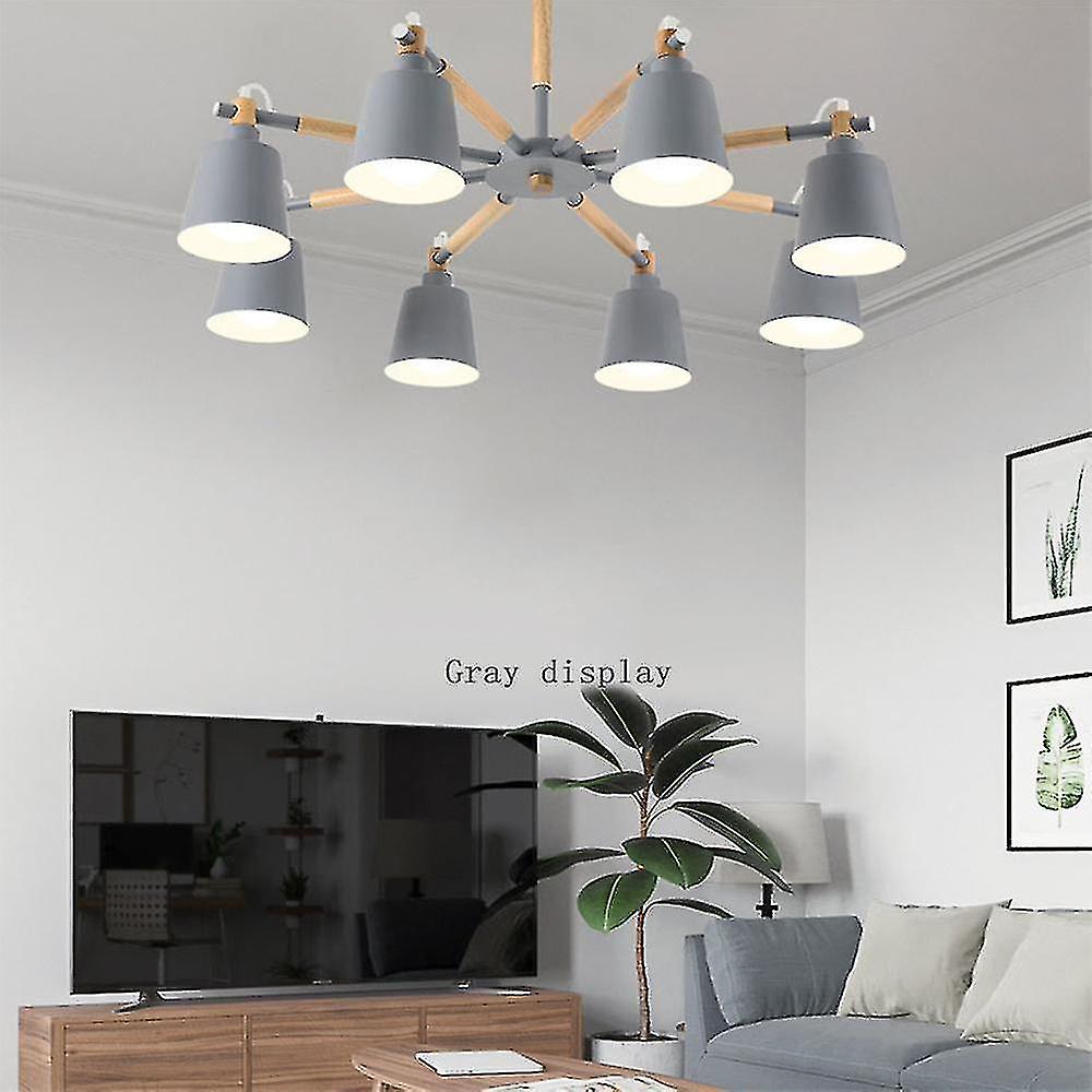 Macaron Restaurant Chandelier Multi-color Multi-head Showroom Bedroom Lamp Lighting