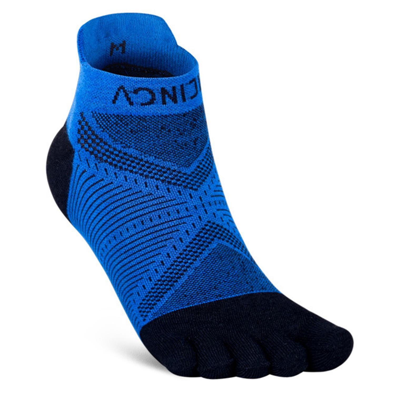 Coolmax Short Tube Five-Toe Socks Breathable and Moisture-Wicking Sports Socks Running Socks Toe Se