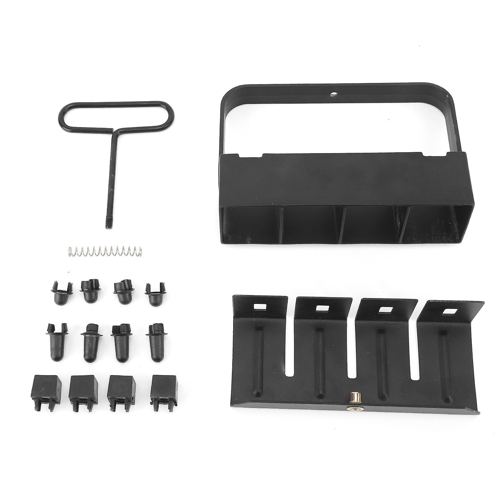 4-Cell Aluminum Soil Block Maker with Ergonomic Handle for Seedlings