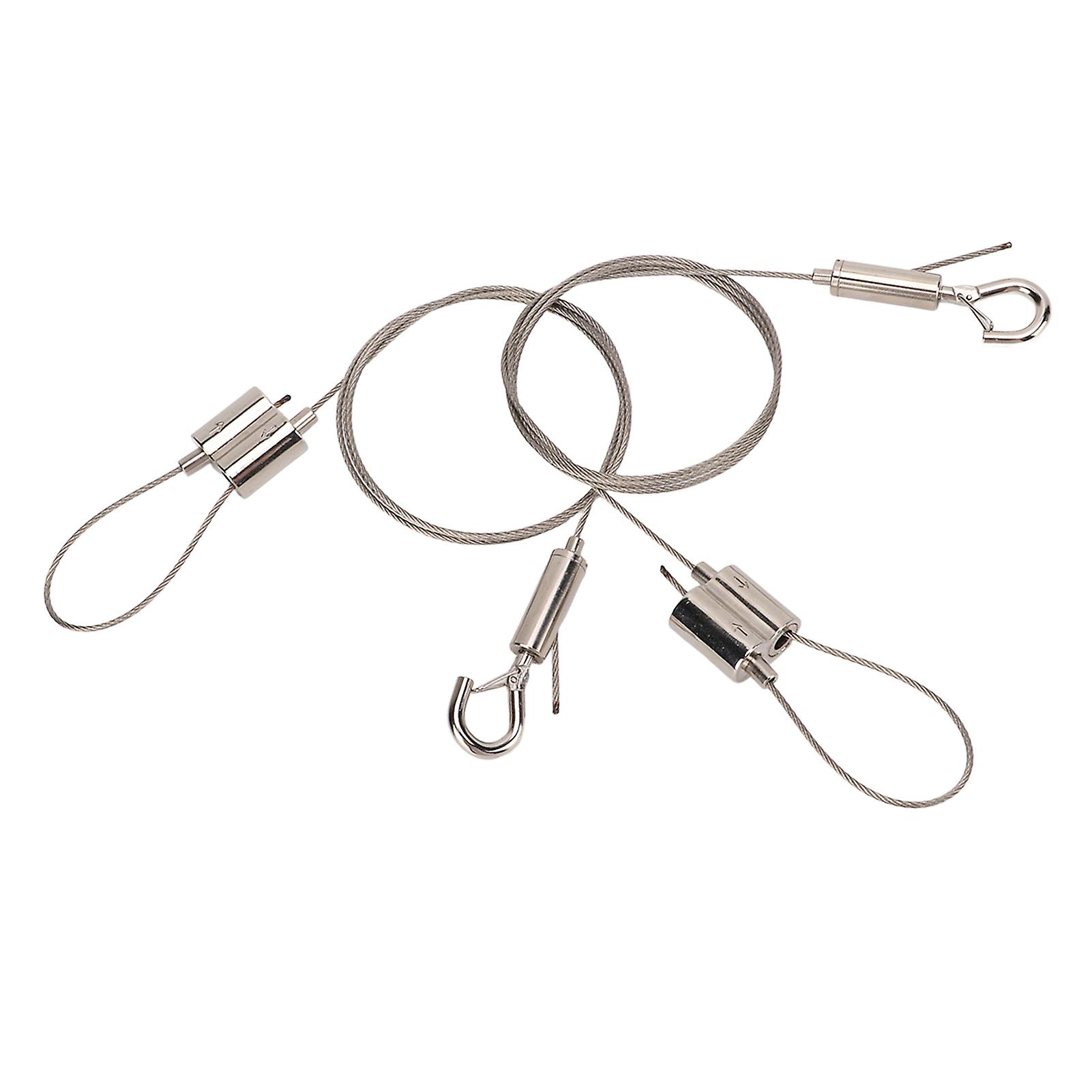Adjustable Picture Hanging Wire Kit - Durable Stainless Steel, Strong 30KG Capacity, Versatile