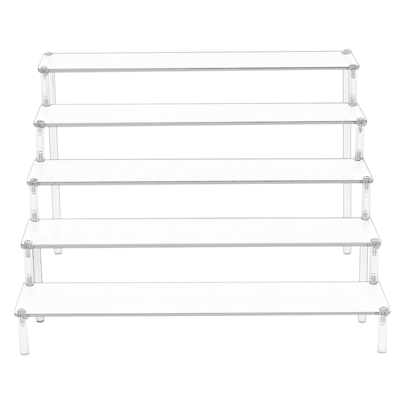 Klar Handling Figur Display Stativ Dekorasjon Hylle For Desktop 5 Tier