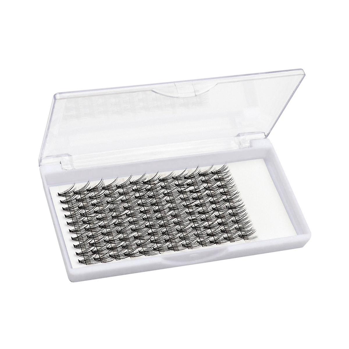 120-pack Diy Cluster Lash Fluffy Segmented Single Lash Extension Bundle Soft Volumizing Makeup Tool