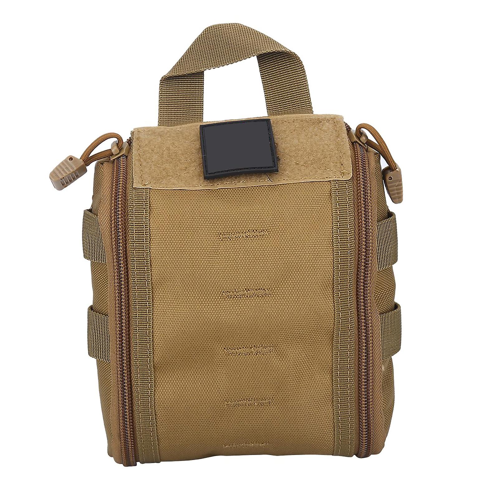Car Emergency Survival Bag Trauma Case Tactical Medical Pouch Khaki