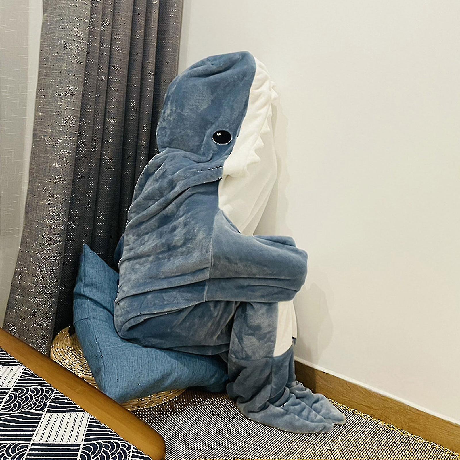 Shark Blanket Hoodie Adult Shark Onesie Adult Wearable Blanket
