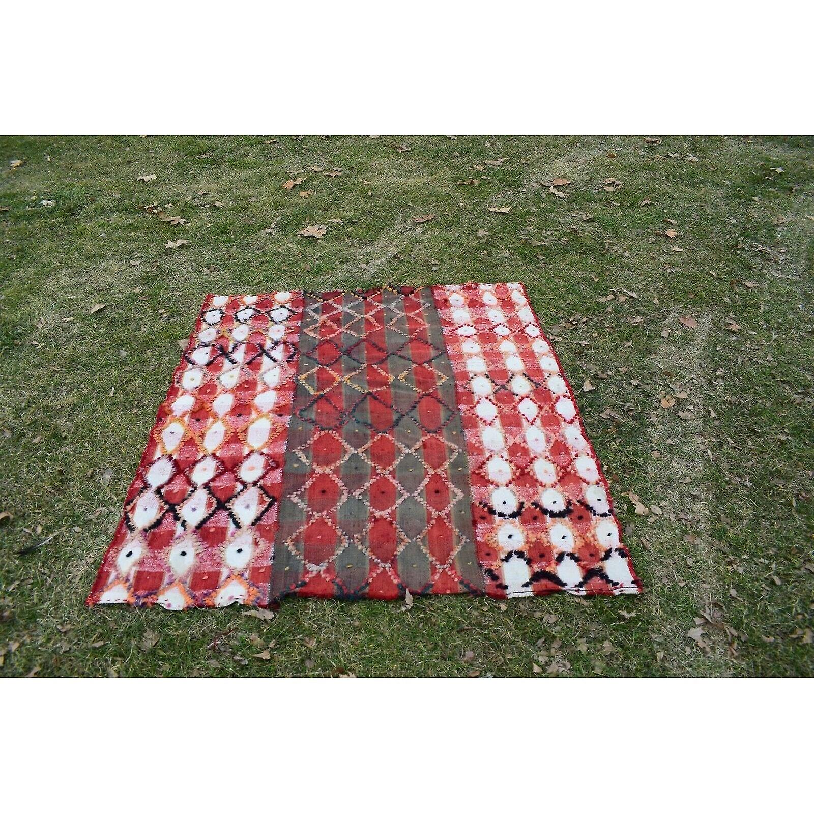 部落游牧手工图卢摩洛哥风格土耳其地毯