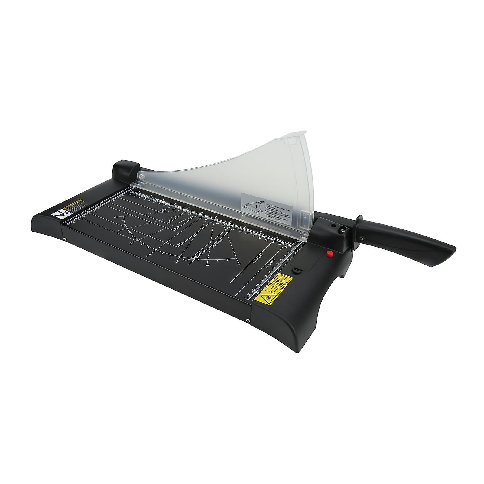 A4 Paper Cutter: Incisive Blade, Heavy Duty Fast Cutting, Black